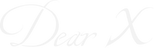 Dear X logo