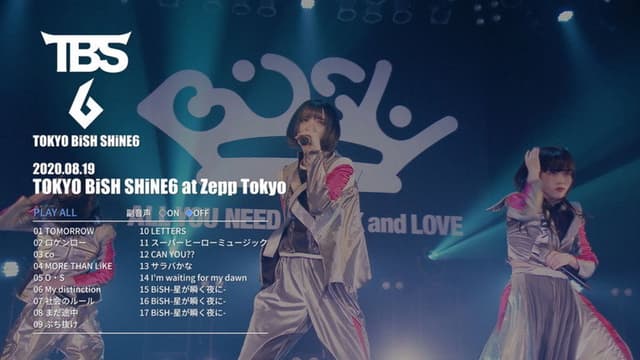 TOKYO BiSH SHiNE6 at Zepp Tokyo