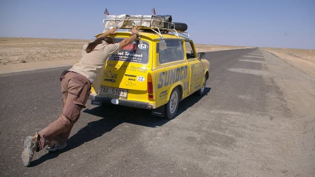 Along the Silk Road in a Trabant