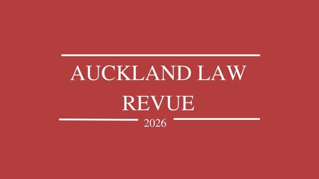 Auckland Law Revue Presents: Pretty Little Lawyers