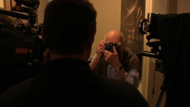 Der Fotograf vor der Kamera
