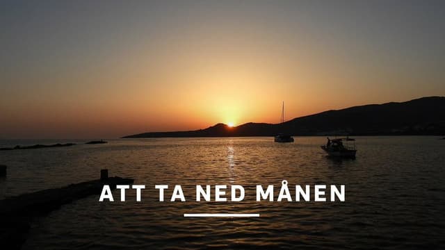Att ta ned månen