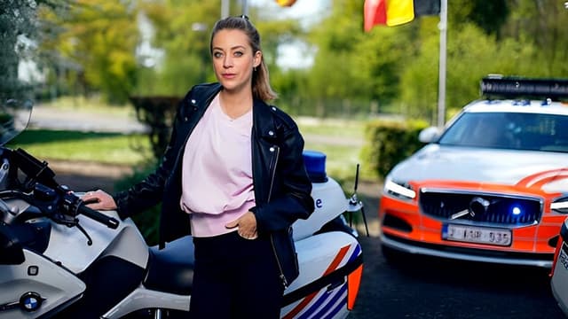 En route avec la police